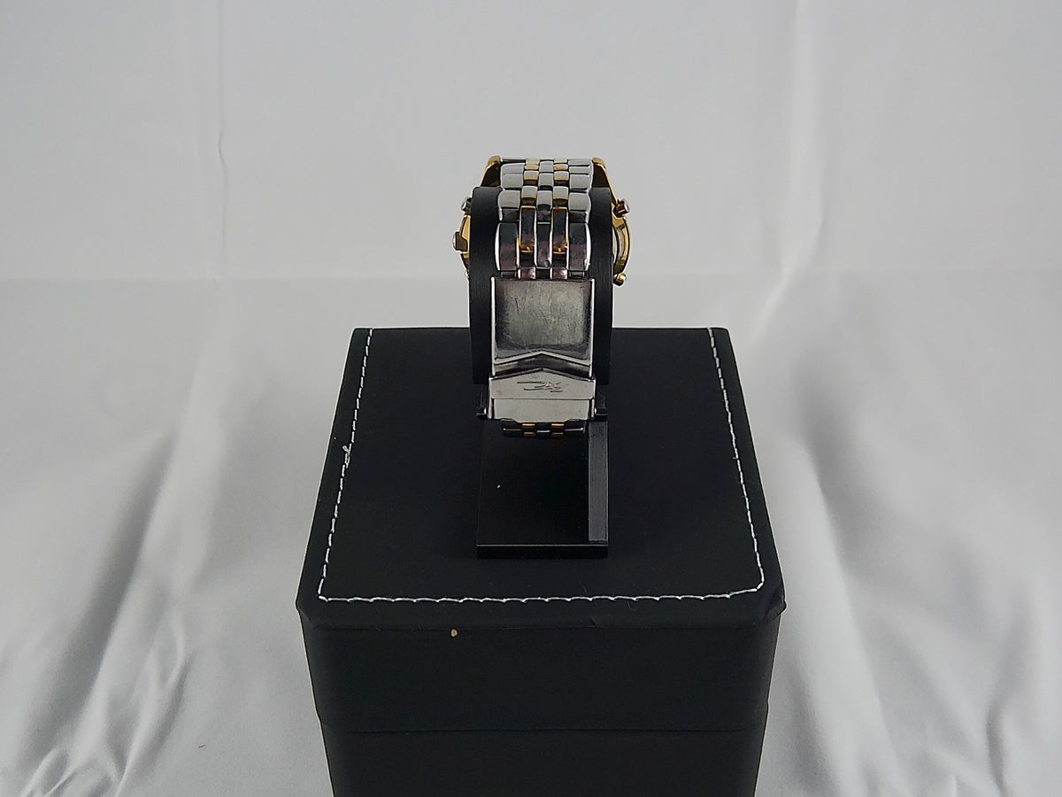 Vintage Seiko SQ50 Chronograph – Two-Tone – White Dial