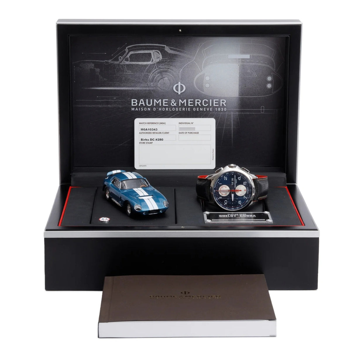 BAUME & MERCIER Mod. CLIFTON - SHELBY COBRA EDITION Chrono Automatic