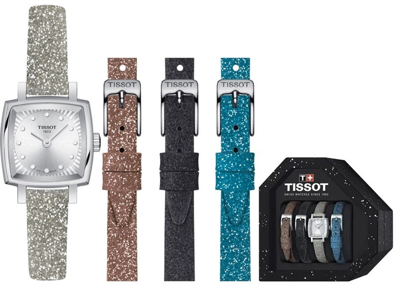 TISSOT LOVELY W-Diamonds Special pack + 3 extra straps T0581091703602