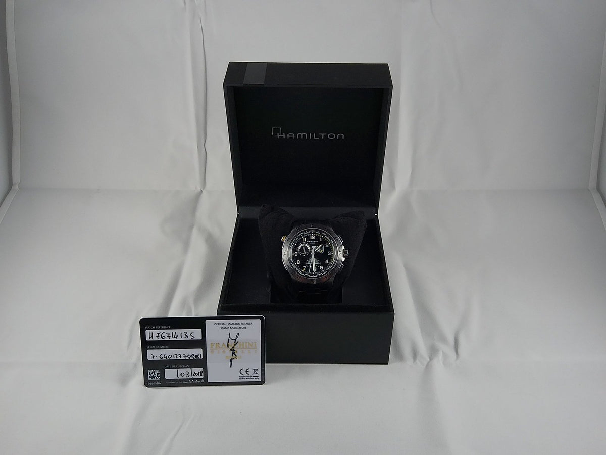Hamilton Khaki Aviation Worldtimer Chrono Quartz H76714135