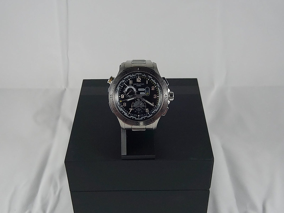 Hamilton Khaki Aviation Worldtimer Chrono Quartz H76714135