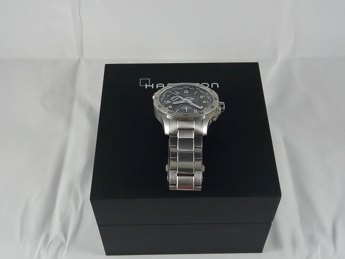 Hamilton Khaki Aviation Worldtimer Chrono Quartz H76714135