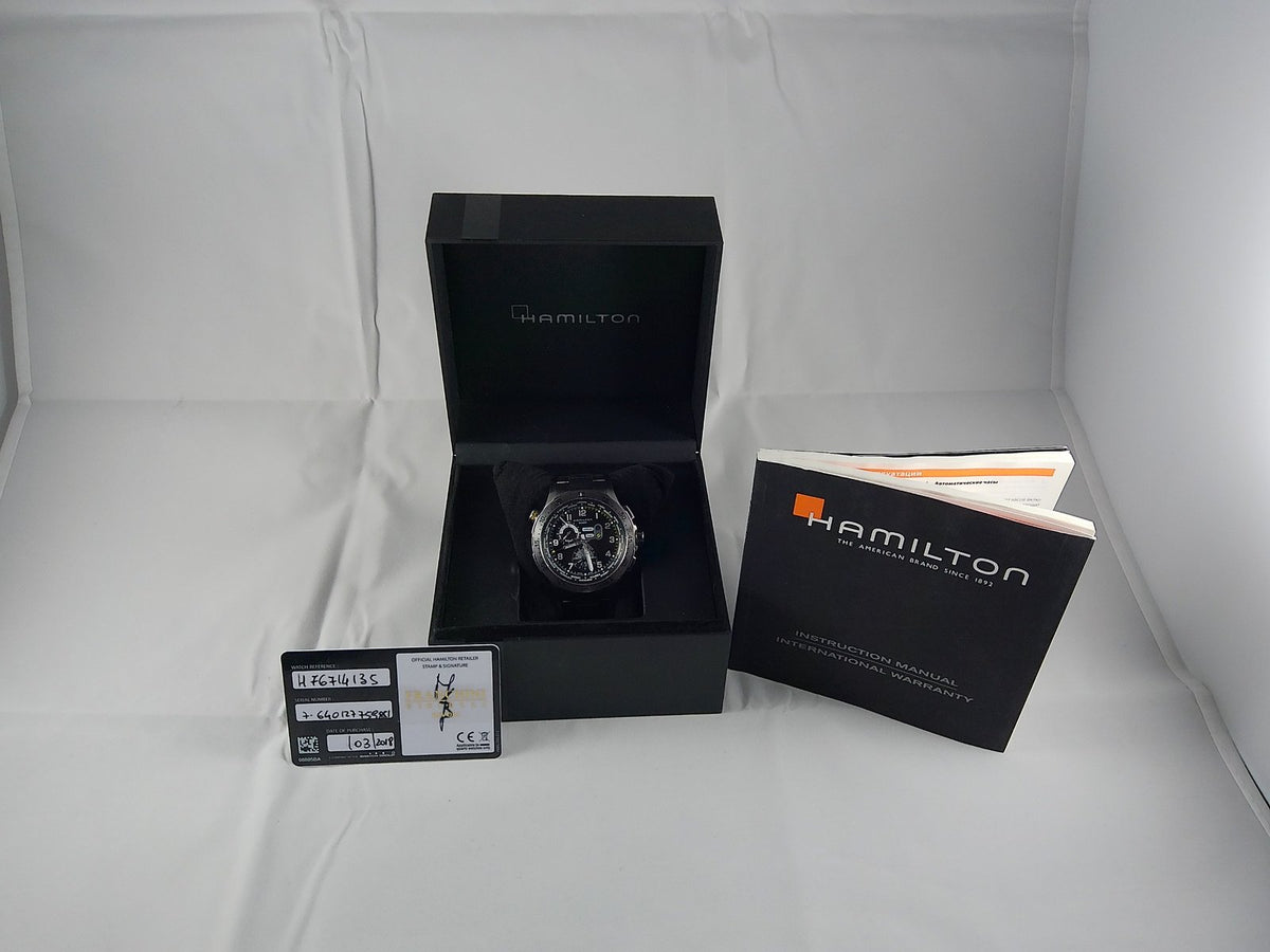 Hamilton Khaki Aviation Worldtimer Chrono Quartz H76714135
